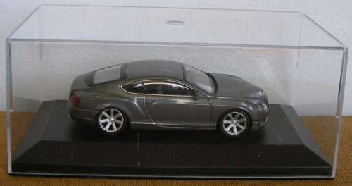 Bentley Continental GT 2018 grey-met 1/43 Welly NEW+showcased  #5416 instant wheels