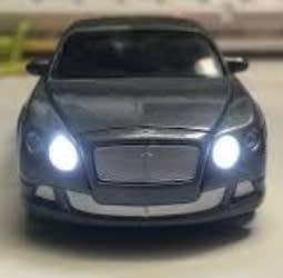 Bentley Continental GT 2018 grey-met 1/43 Welly NEW+showcased  #5416 instant wheels