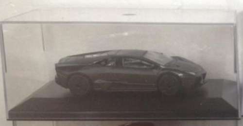 Lamborghini Reventon 2016 matte-dk.grey-met 1/43 Bburago NEW+showcased #5417 instant wheels