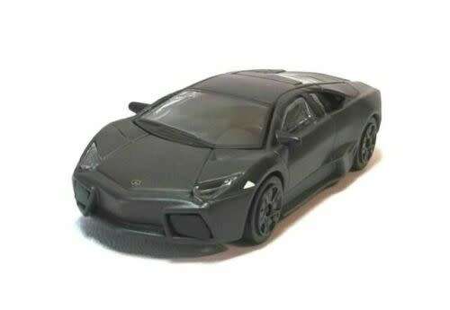 Lamborghini Reventon 2016 matte-dk.grey-met 1/43 Bburago NEW+showcased #5417 instant wheels