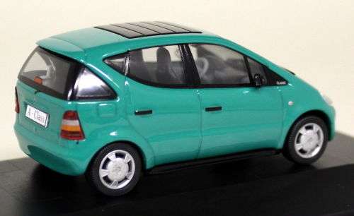 Mercedes-Benz A-class  mint-green 1/43 Herpa NEW+showcased  #5419 instant wheels