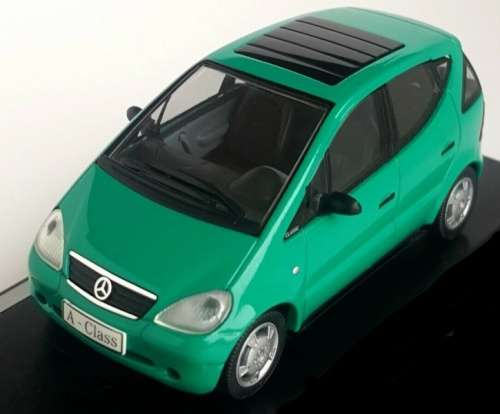 Mercedes-Benz A-class  mint-green 1/43 Herpa NEW+showcased  #5419 instant wheels