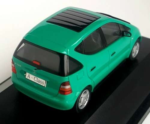 Mercedes-Benz A-class  mint-green 1/43 Herpa NEW+showcased  #5419 instant wheels