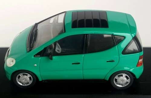 Mercedes-Benz A-class  mint-green 1/43 Herpa NEW+showcased  #5419 instant wheels