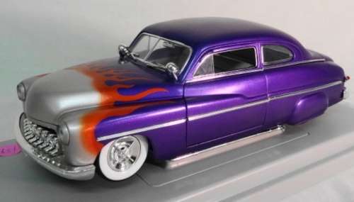 Ford MERCURY 1949 CUSTOM LEAD SLED purple 1/18 Ertl NEW+showcased  #8901 instant wheels
