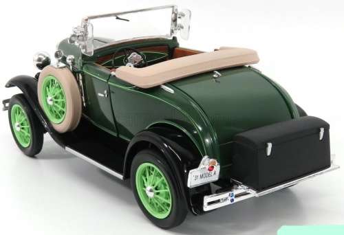 Ford Model A Roadster 1931 green 1/18 Sunstar NEW+boxed  #8963 instant wheels