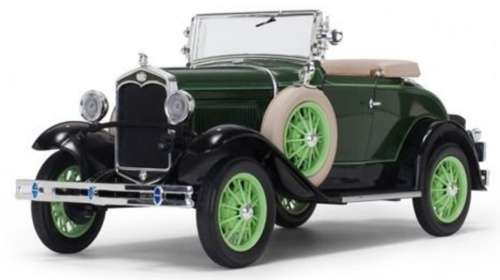 Ford Model A Roadster 1931 green 1/18 Sunstar NEW+boxed  #8963 instant wheels