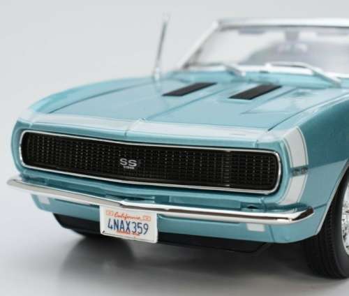 Chevrolet Camaro SS396 1968 lt.blue-met 1/18 Maisto NEW+boxed  #8973 instant wheels