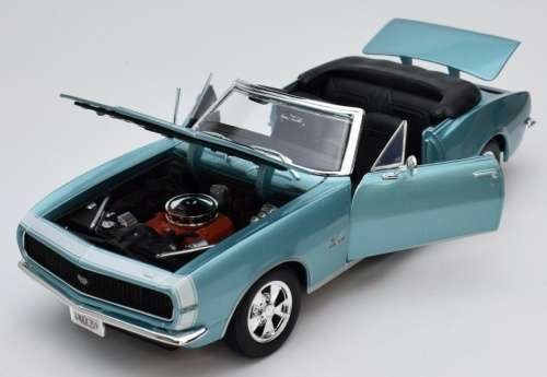 Chevrolet Camaro SS396 1968 lt.blue-met 1/18 Maisto NEW+boxed  #8973 instant wheels