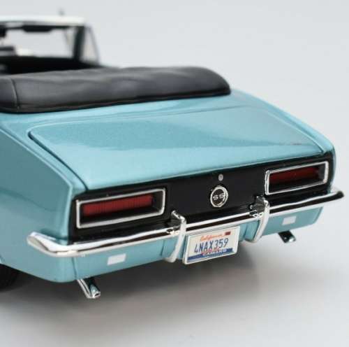 Chevrolet Camaro SS396 1968 lt.blue-met 1/18 Maisto NEW+boxed  #8973 instant wheels