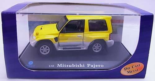 Mitsubishi Pajero Evolution 1999 yellow 1/43 AmericanMint NEW+boxed  #5425 instant wheels