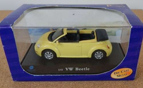 Volkswagen New Beetle Cabrio 2003 1/43 AmericanMint NEW+boxed  #5430 instant wheels