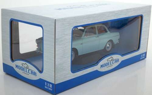 Volkswagen 1500S Notchback 1963 light blue 1/18 MCG NEW+boxed  #8000 instant wheels