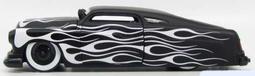 Ford Mercury 1951 matte-black/white flames 1:18 Jada NEW+boxed  #8001 instant wheels