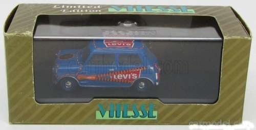 Austin Mini 1000 Mk.II (Levi`s) 1963 blue 1/43 Vitesse NEW+boxed  #5442 instant wheels