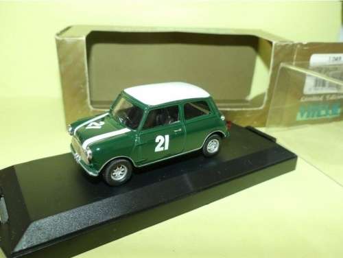 Morris Cooper S #21 Brit Saloon Champ 1967 green+white 1/43 Vitesse NEW+boxed  #5443 instant wheels