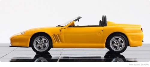 Ferrari 550 Barchetta 2000 yellow 1/43 IXO NEW+boxed  #4938 instant wheels