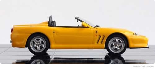 Ferrari 550 Barchetta 2000 yellow 1/43 IXO NEW+boxed  #4938 instant wheels