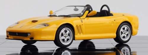 Ferrari 550 Barchetta 2000 yellow 1/43 IXO NEW+boxed  #4938 instant wheels