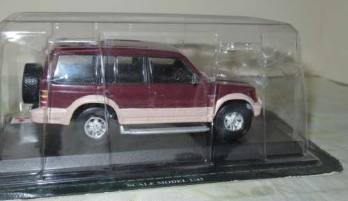 Mitsubishi Pajero lwb (5-door) 1997 maroon 1/43 IXO NewinBlister  #5448 instant wheels