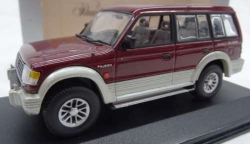 Mitsubishi Pajero lwb (5-door) 1997 maroon 1/43 IXO NewinBlister  #5448 instant wheels