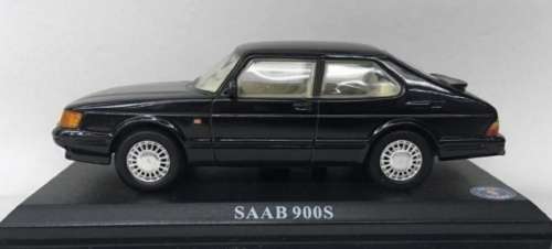 SAAB 900S 1989 black 1/43 IXO NEWinBlister  #5451 instant wheels