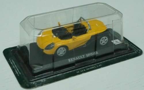 Renault Spider 1995 yellow/black 1/43 IXO NEWinBlister  #5452 instant wheels