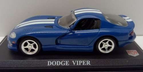 Dodge Viper GTS 2001 blue/white stripes 1/43 IXO NEWinBlister  #5453 instant wheels