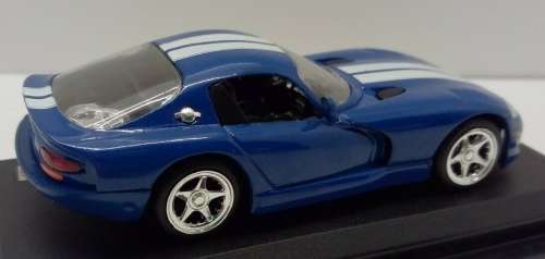 Dodge Viper GTS 2001 blue/white stripes 1/43 IXO NEWinBlister  #5453 instant wheels