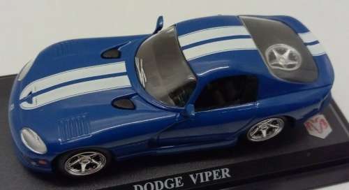 Dodge Viper GTS 2001 blue/white stripes 1/43 IXO NEWinBlister  #5453 instant wheels