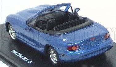Mazda MX-5 convertible 1994 blue-met 1/43 IXO NEWinBlister  #5455 instant wheels