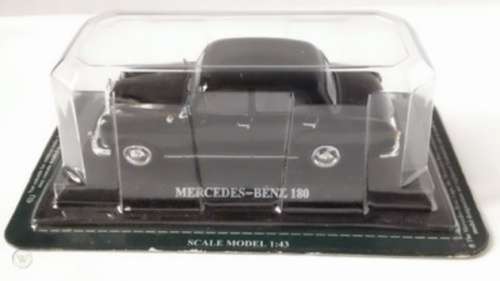 Mercedes-Benz 180 (W120 Ponton) 1961 black 1/43 IXO NEWinBlister  #5457 instant wheels