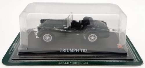 Triumph TR3 Roadster 1955 Green 1/43 IXO NEWinBlister  #5461 instant wheels