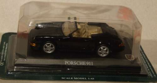 Porsche 911 Carrera 4 (964) Speedster 1989 black 1/43 IXO NEWinBlister  #5468 instant wheels
