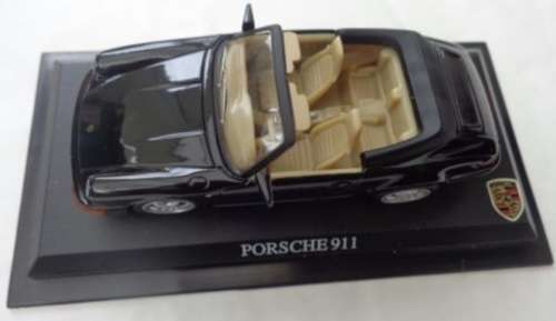 Porsche 911 Carrera 4 (964) Speedster 1989 black 1/43 IXO NEWinBlister  #5468 instant wheels