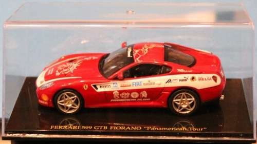 Ferrari 599 GTB Fiorano Panamerican Tour 2006 1/43 IXO NEW+boxed  #5471 instant wheels