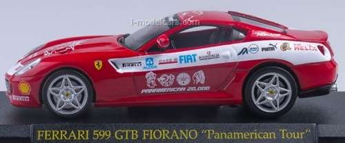 Ferrari 599 GTB Fiorano Panamerican Tour 2006 1/43 IXO NEW+boxed  #5471 instant wheels