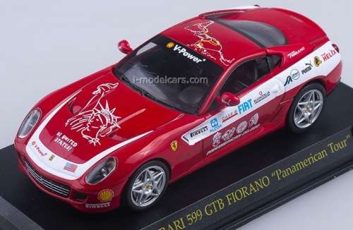 Ferrari 599 GTB Fiorano Panamerican Tour 2006 1/43 IXO NEW+boxed  #5471 instant wheels