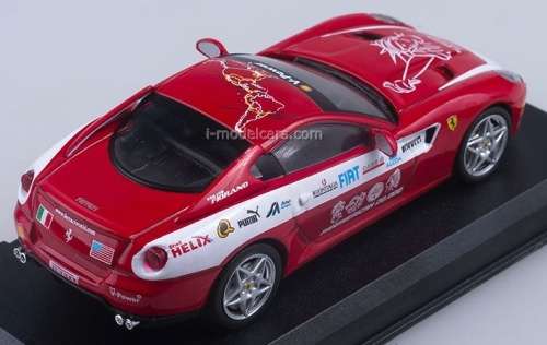 Ferrari 599 GTB Fiorano Panamerican Tour 2006 1/43 IXO NEW+boxed  #5471 instant wheels