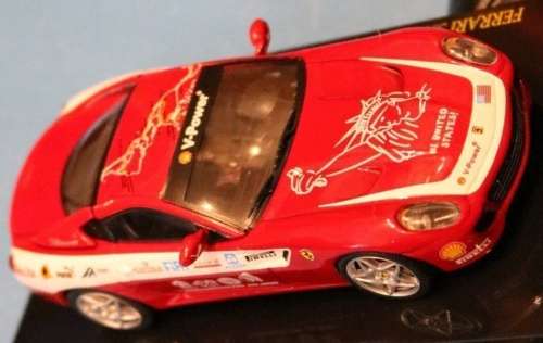 Ferrari 599 GTB Fiorano Panamerican Tour 2006 1/43 IXO NEW+boxed  #5471 instant wheels