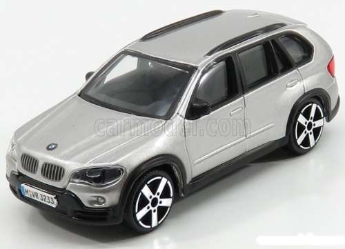 BMW X5 E70 2013 silver 1/43 Bburago NEW+showcased  #5472 instant wheels