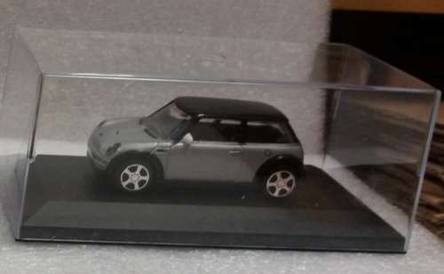 Mini Cooper 2004 silver/black 1/43 Maisto NEW+showcased  #5475 instant wheels
