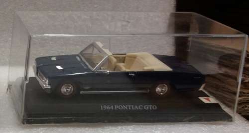 Pontiac GTO 1964 convertible dk.blue 1/43 IXO NEW+showcased  #5477 instant wheels