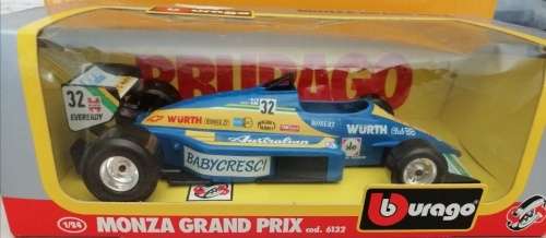 Monza Grand Prix F1 #32 1995 blue 1/24 Bburago NEW+boxed  #2257 instant wheels
