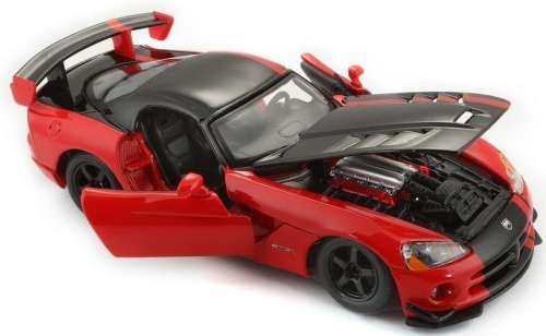 Dodge Viper SRT 10 ACR 2017 red+carbon 1/24 Bburago NEW+boxed  #2258 instant wheels