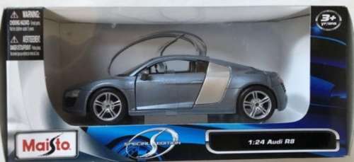 Audi R8 2016 lt.blue-met 1/24 Maisto NEW+boxed  #2260 instant wheels