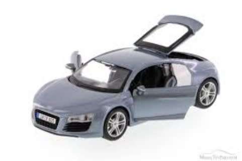 Audi R8 2016 lt.blue-met 1/24 Maisto NEW+boxed  #2260 instant wheels