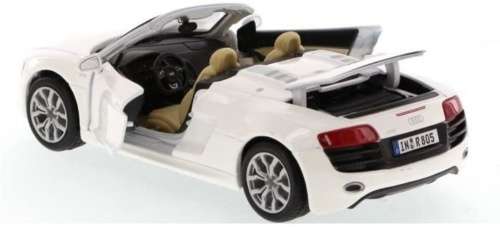 Audi R8 Spyder 2016 white 1/24 Maisto NEW+boxed  #2262 instant wheels
