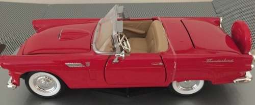 Ford Thunderbird conv. 1956 red 1/24 MotorMax NEW+boxed  #2263 instant wheels