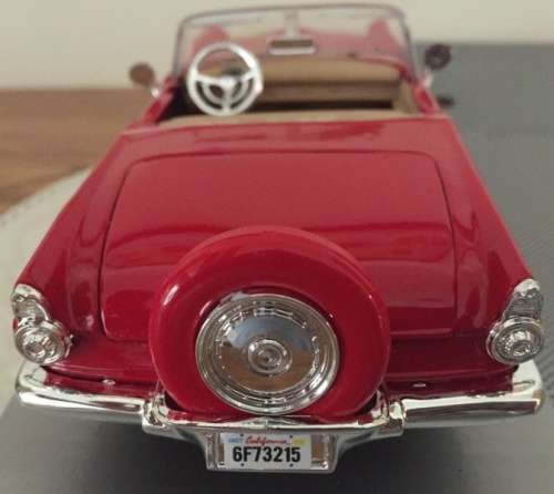 Ford Thunderbird conv. 1956 red 1/24 MotorMax NEW+boxed  #2263 instant wheels